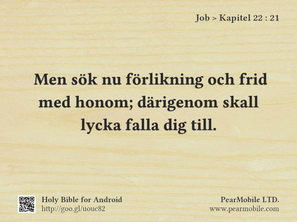 Job, Kapitel 22:21